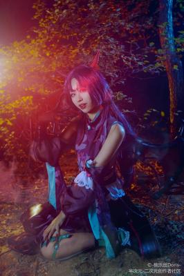 阴阳师吸血姬紫裘碧染Cosplay-萌图百科