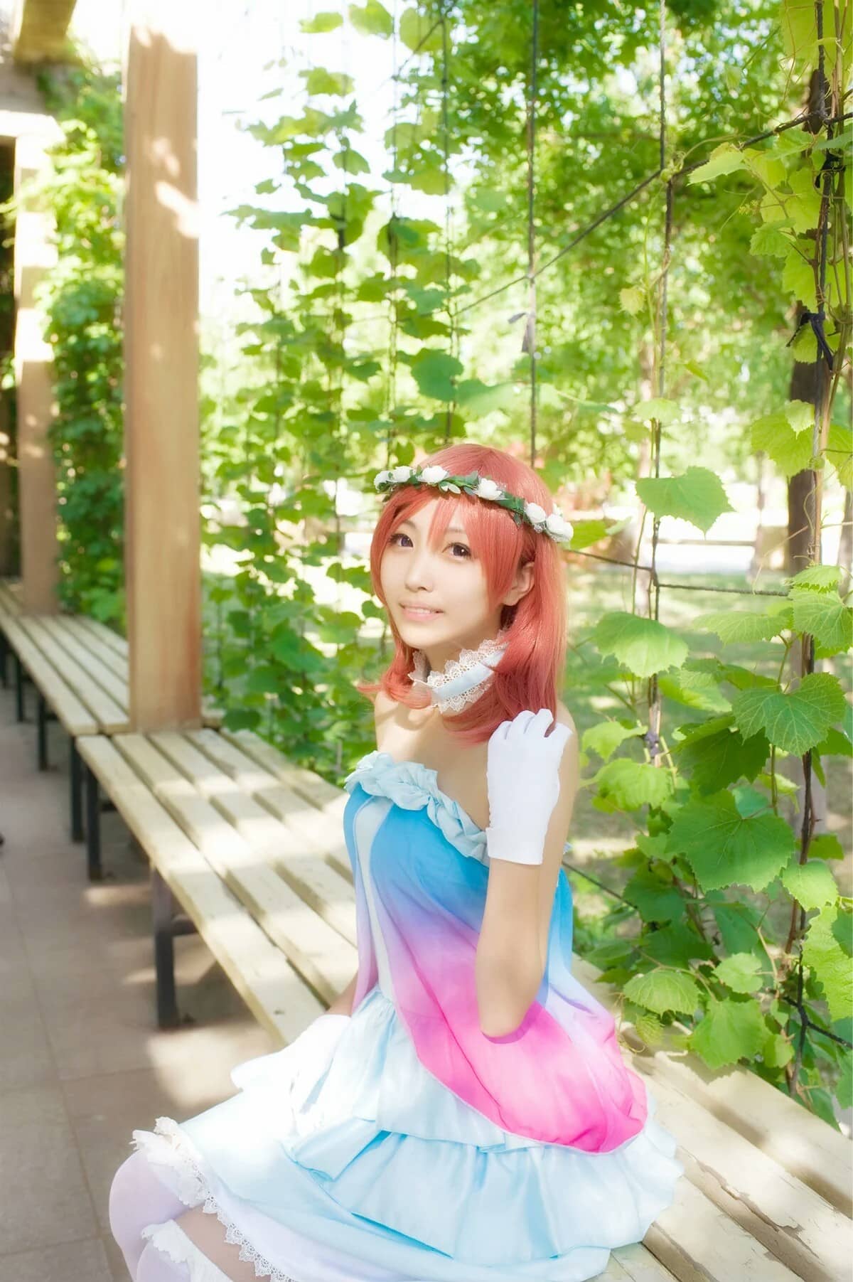 LoveLive=蓝纱maki cosplay-萌图百科
