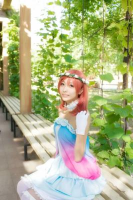 LoveLive=蓝纱maki cosplay-萌图百科