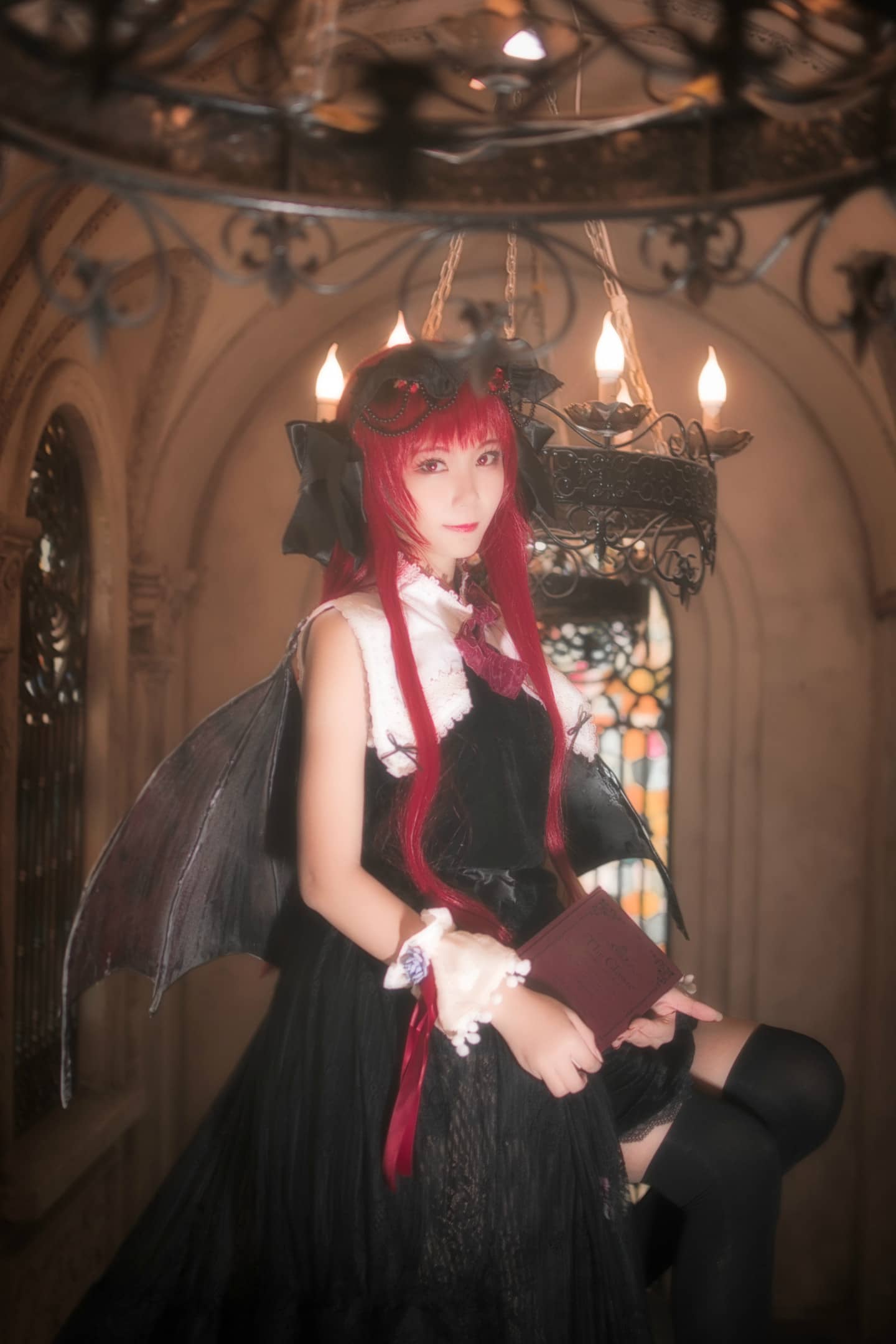 东方project小恶魔cosplay-萌图百科