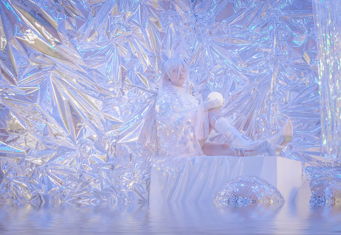 宝石之国 南极石月之礼服同人cosplay-萌图百科