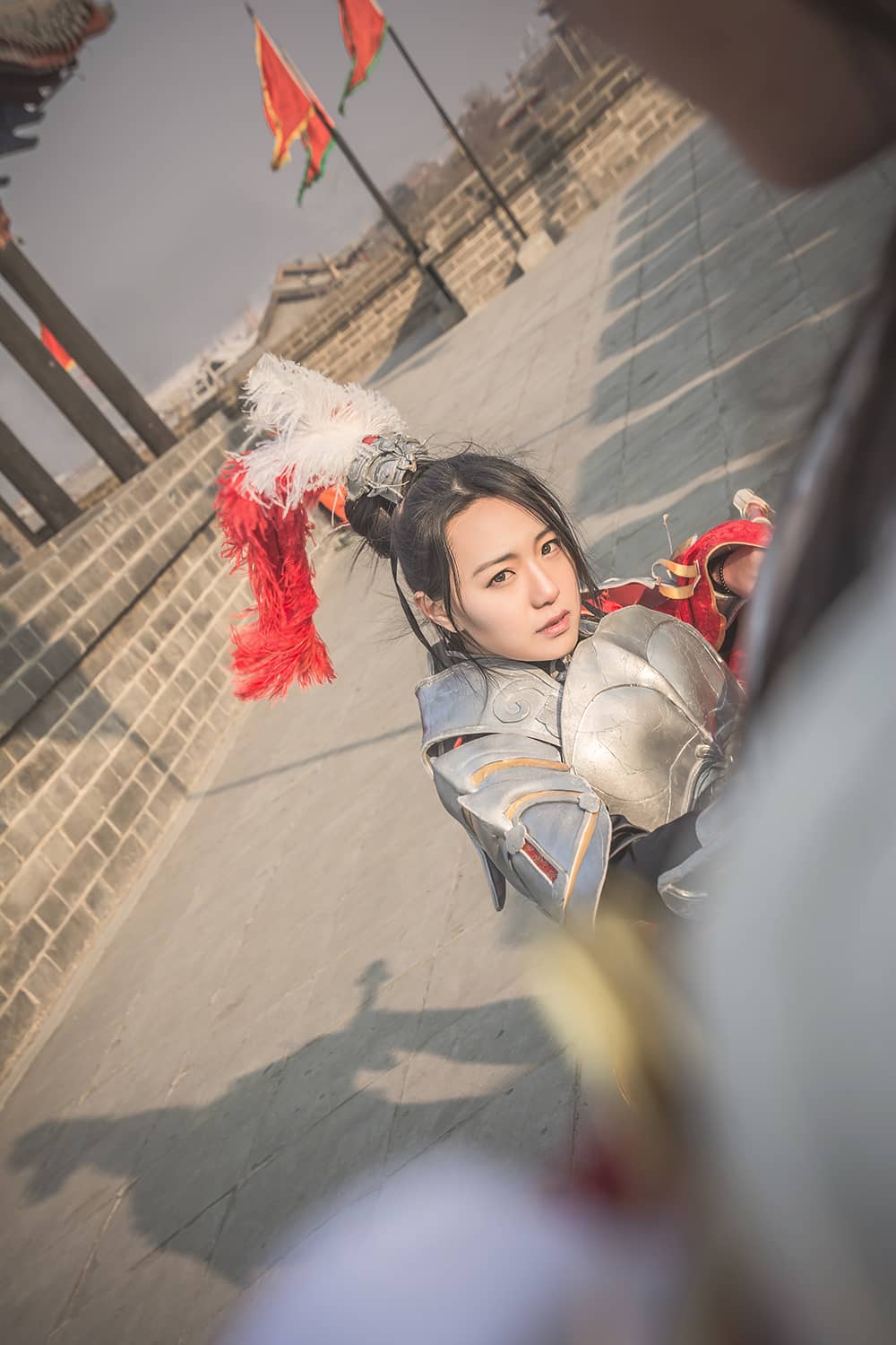剑网三  军娘cosplay~执一枪，守一方-萌图百科