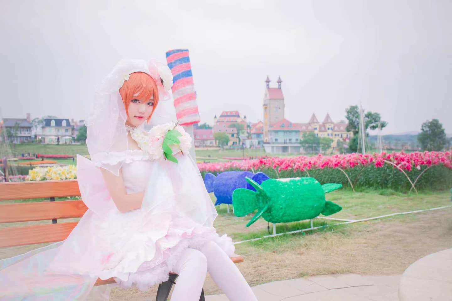 love live！星空凛lwb婚纱cosplay-萌图百科