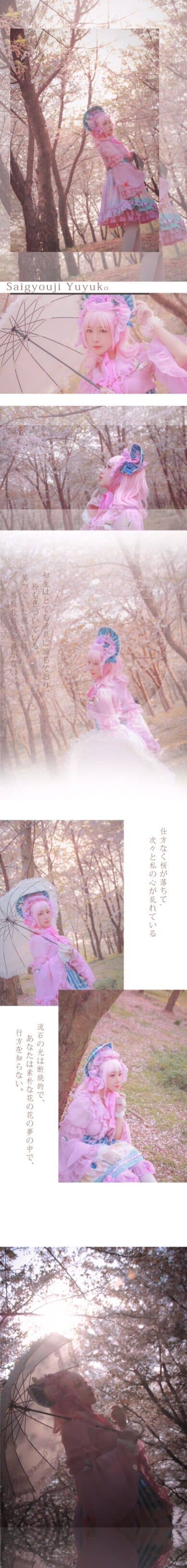 东方project 西行寺幽幽子cosplay-萌图百科