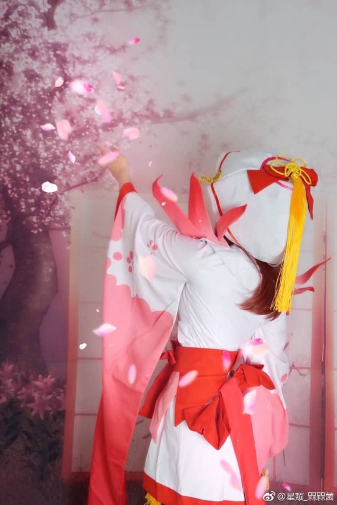 阴阳师手游桃花妖未觉醒cosplay-萌图百科