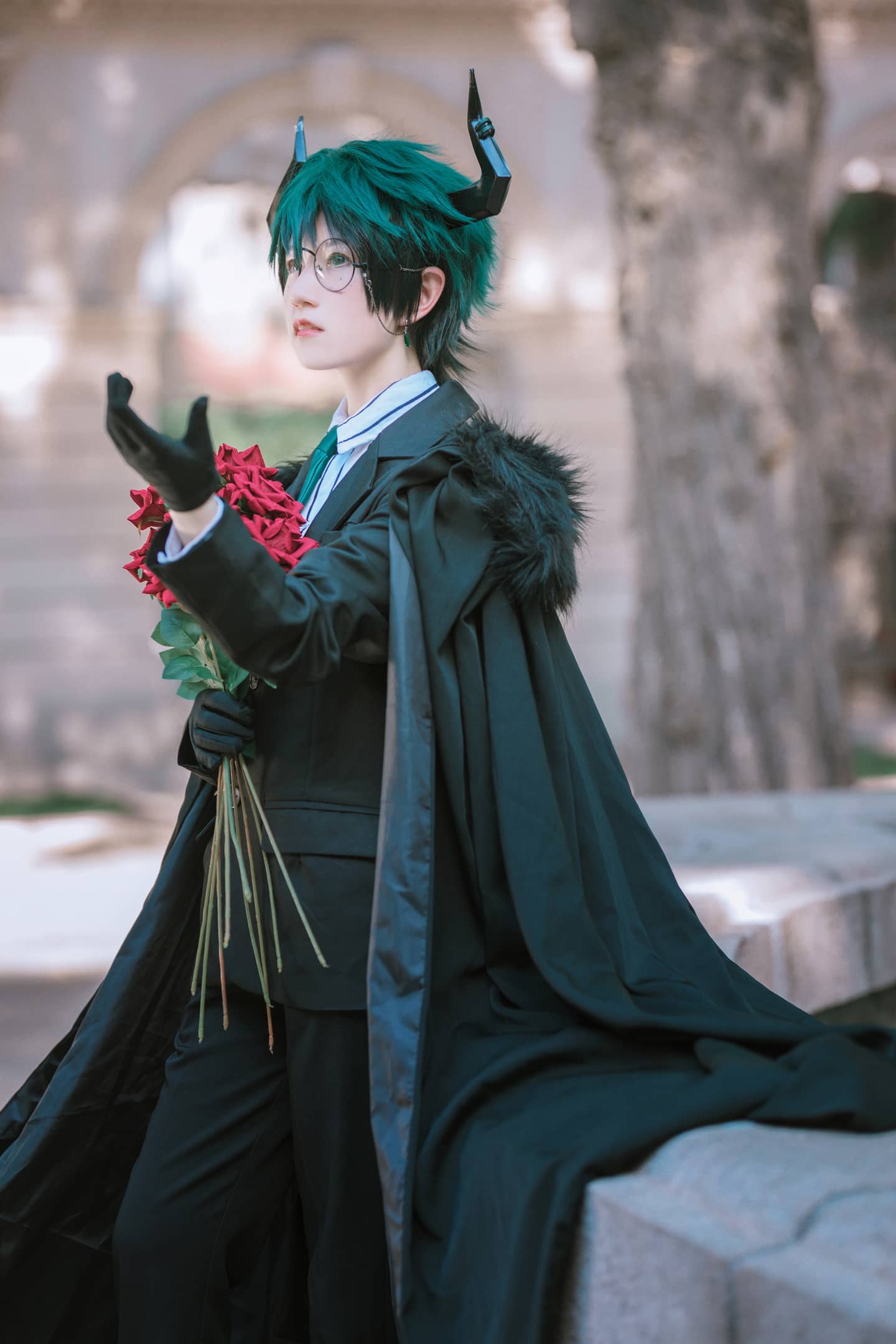 我的英雄学院-绿谷出久cosplay-萌图百科