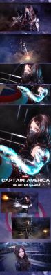 美国队长 冬兵性转cosplay-萌图百科