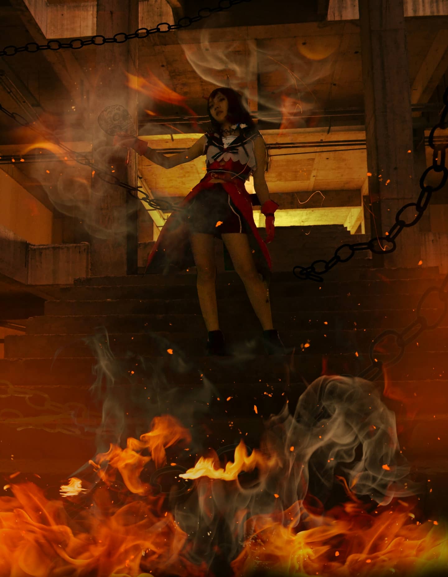 乐正凌恶魔cosplay-萌图百科