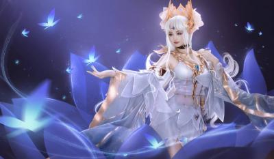 王者荣耀白金仲夏夜之梦貂蝉cos-萌图百科