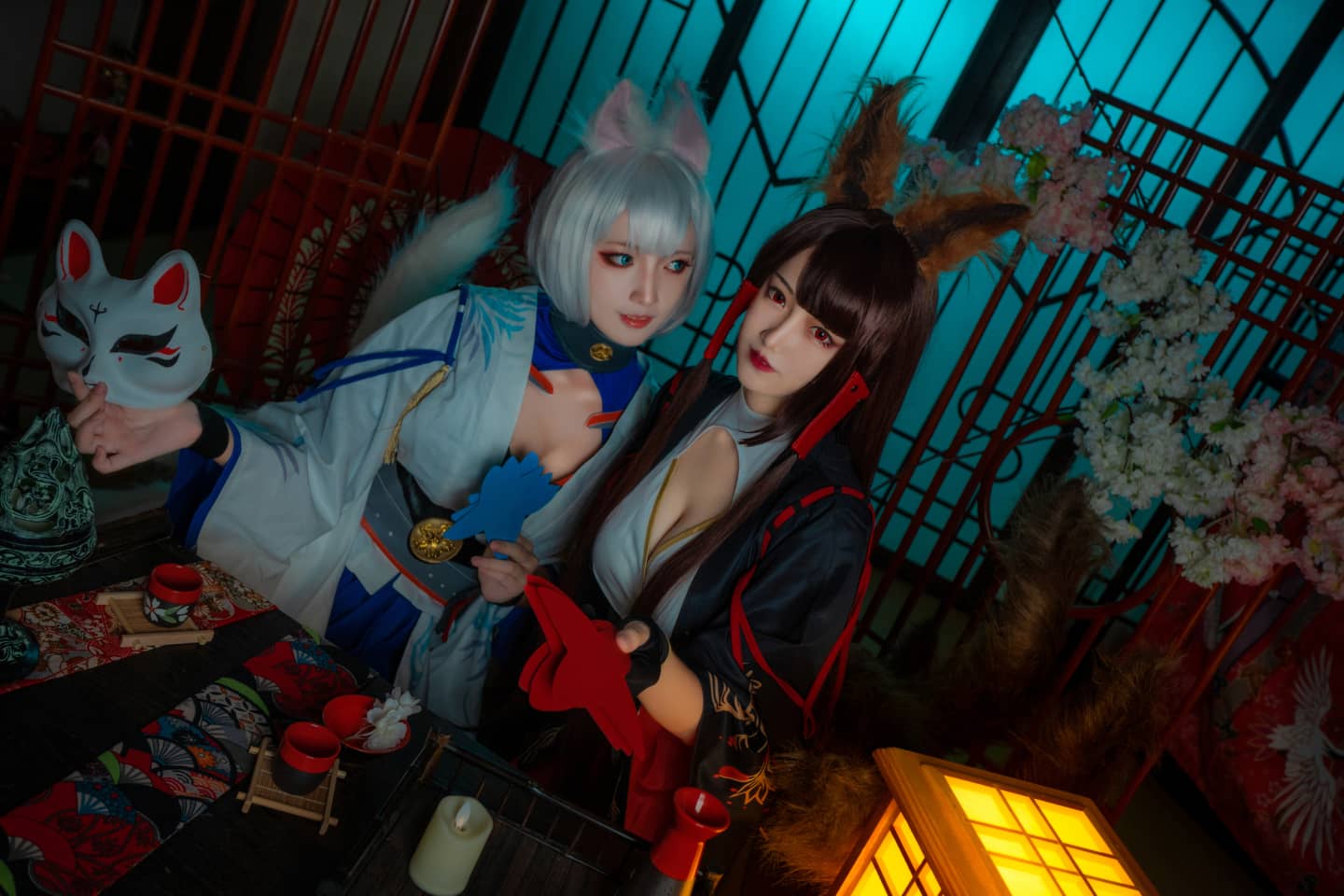 碧蓝航线 赤城加贺cosplay-萌图百科