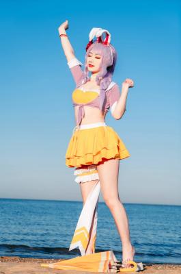 《王者荣耀》公孙离蜜橘之夏cosplay-萌图百科