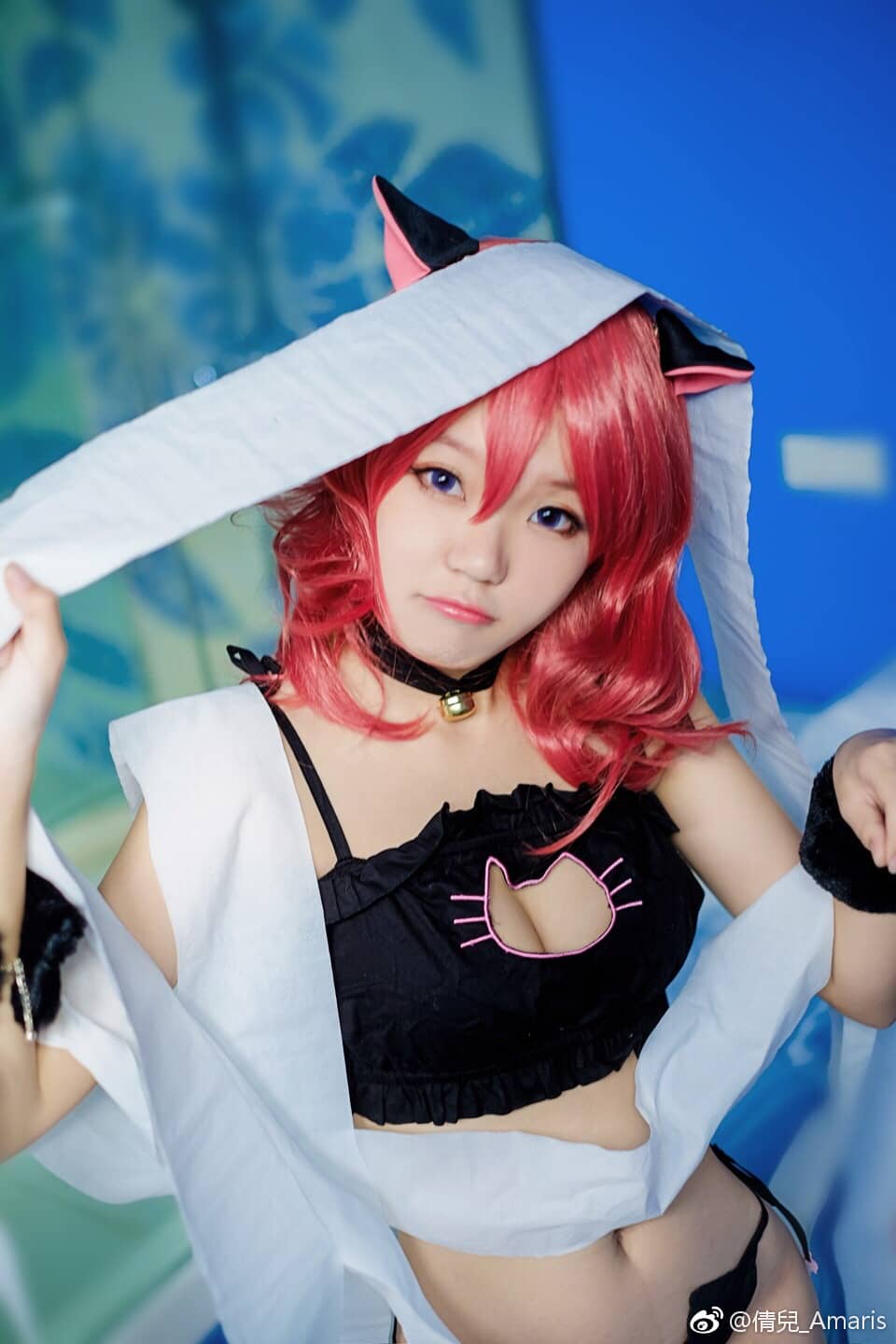 「私房」希x真姬同人猫咪内衣-萌图百科