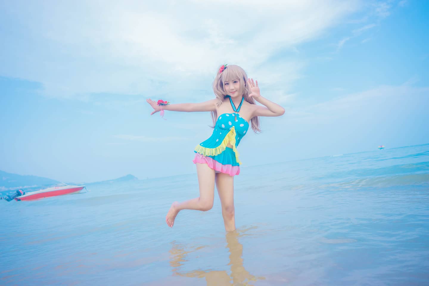 Lovelive南小鸟泳装cosplay-萌图百科