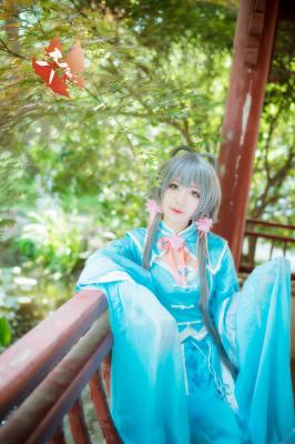千夜文化COS弥音VOCALOID洛天依-萌图百科