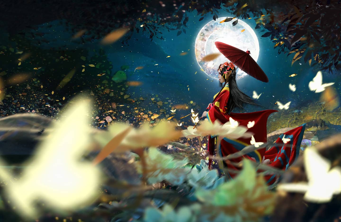 阴阳师 鬼又红叶觉醒 Cosplay-萌图百科