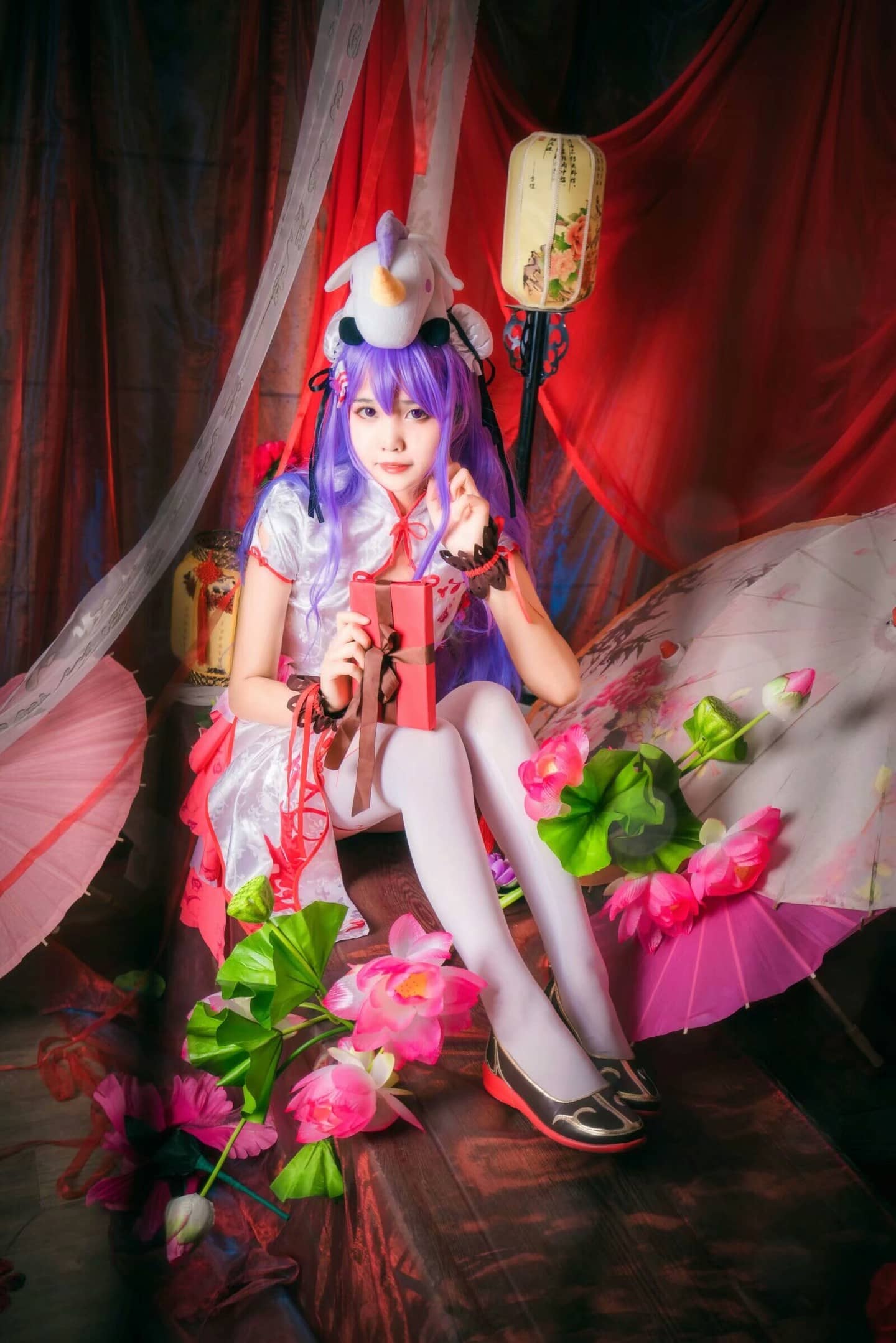碧蓝航线 独角兽旗袍cosplay-萌图百科