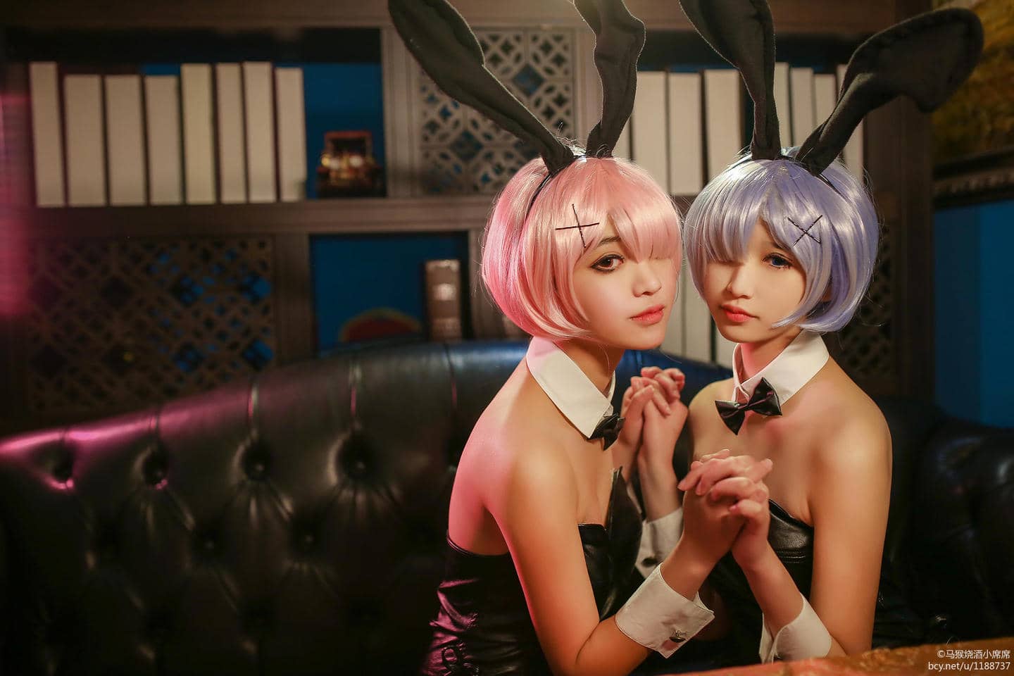 RE:从零开始拉姆蕾姆同人兔女郎cosplay-萌图百科