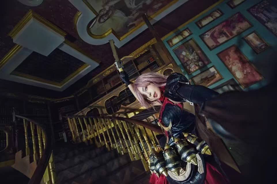 死亡爱丽丝灰姑娘cosplay-萌图百科