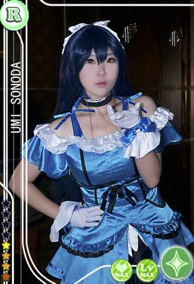 lovelive园田海未kks打歌服cosplay-萌图百科