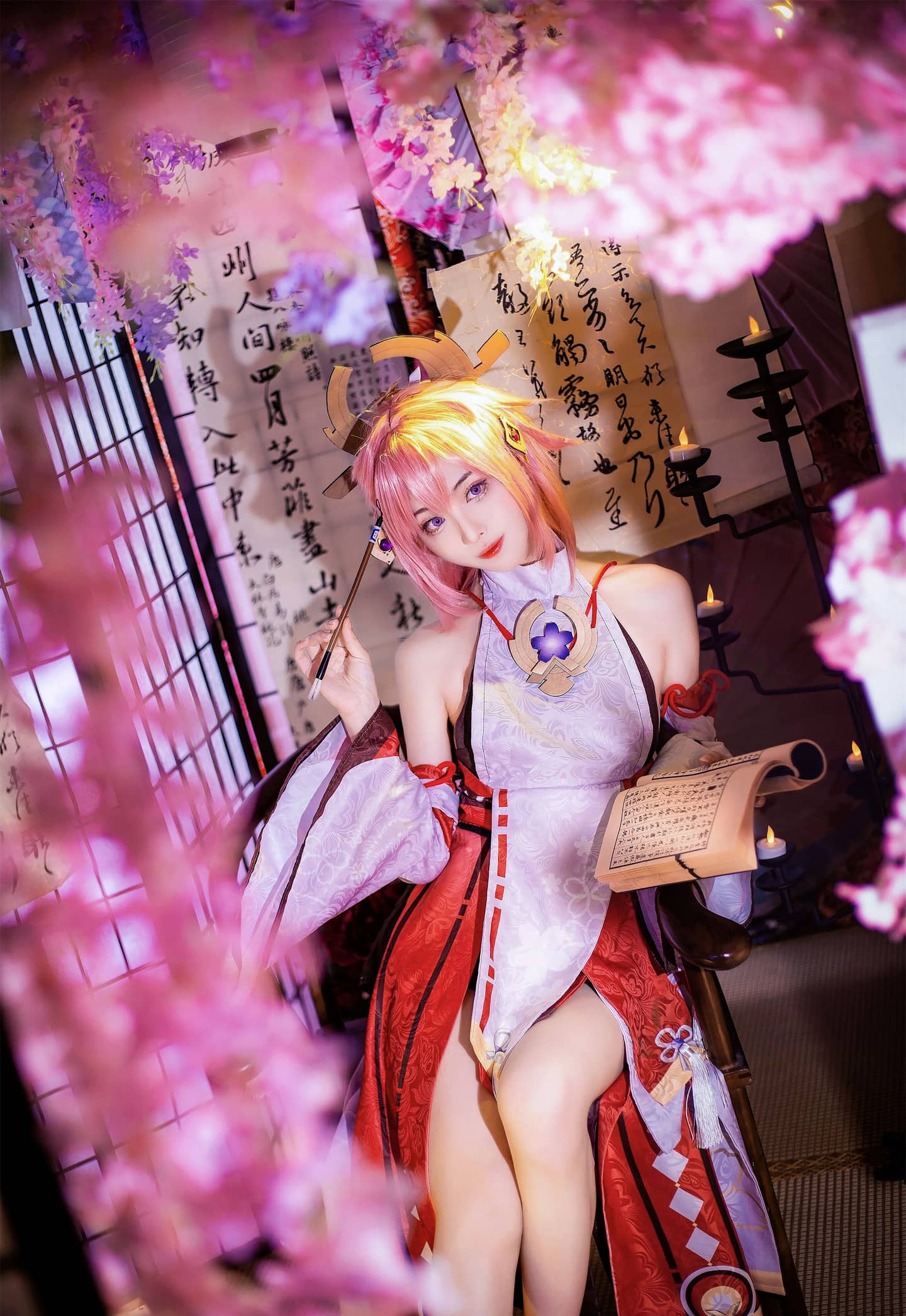 《原神》八重神子cosplay-萌图百科