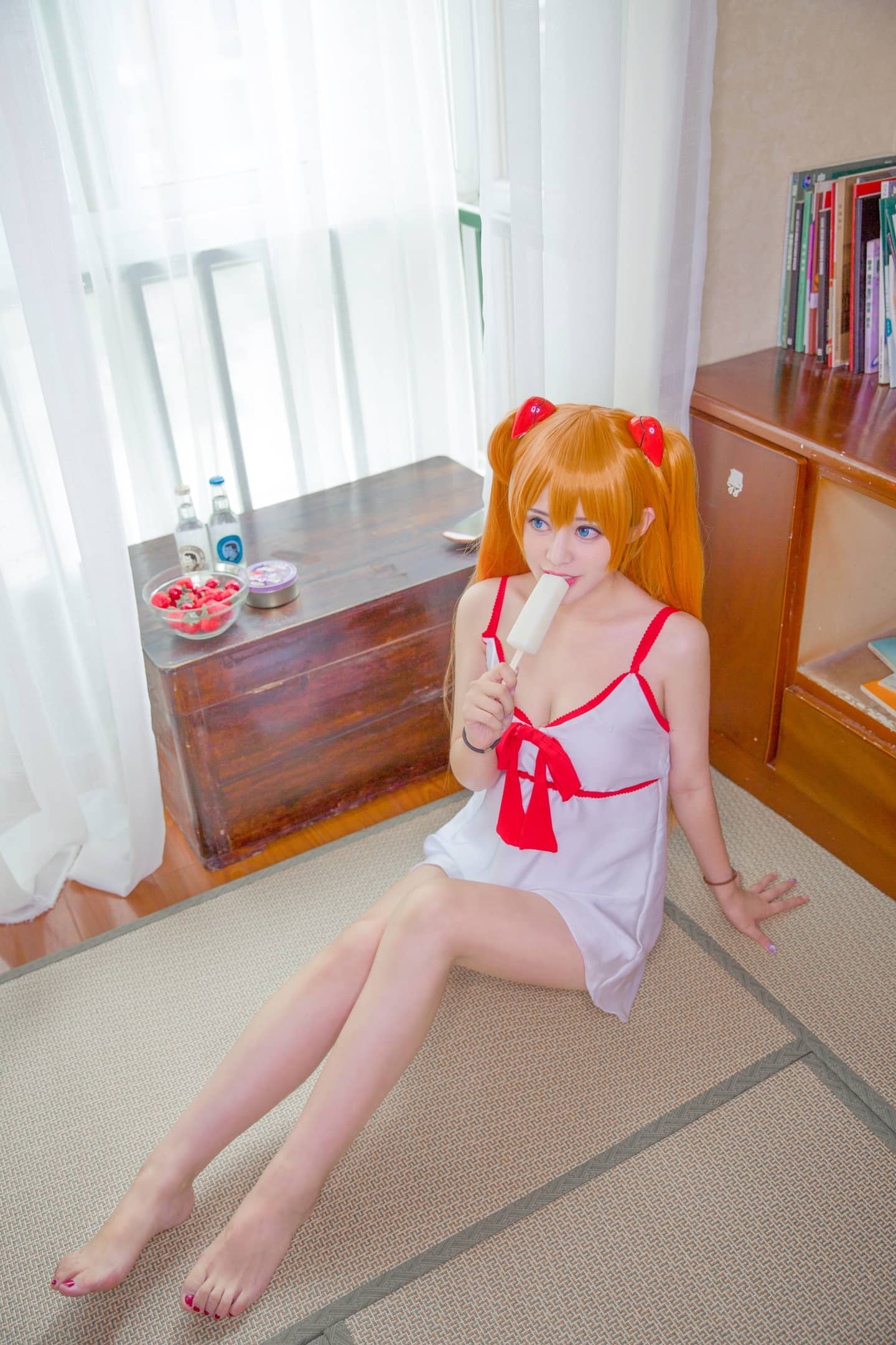 TYA事务所 艾斯 明日香睡裙cosplay-萌图百科
