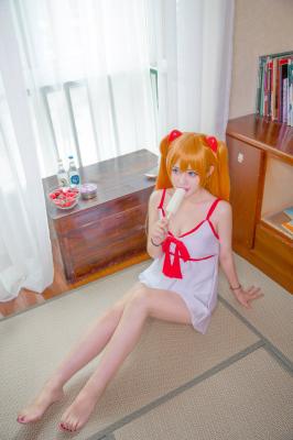 TYA事务所 艾斯 明日香睡裙cosplay-萌图百科