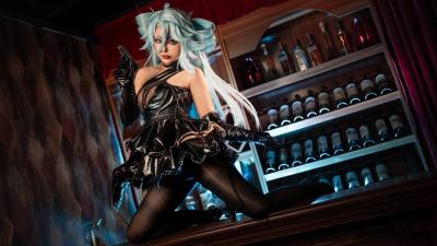 《少女前线》PA-15 香槟怪盗cosplay-萌图百科