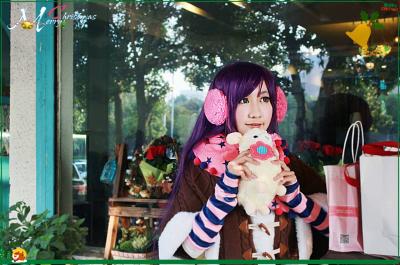 Lovelive！圣诞未觉醒Ver.东条希cosplay-萌图百科