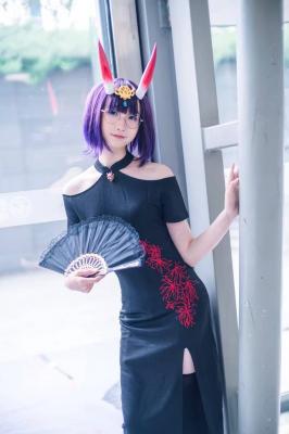 酒吞童子旗袍私设cosplay-萌图百科