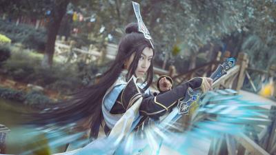 剑侠网络情缘三秦风道长cosplay-萌图百科