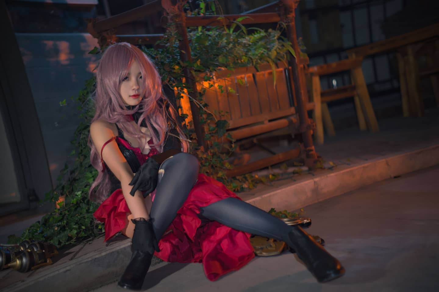 死亡爱丽丝 卑劣的灰姑娘cosplay-萌图百科