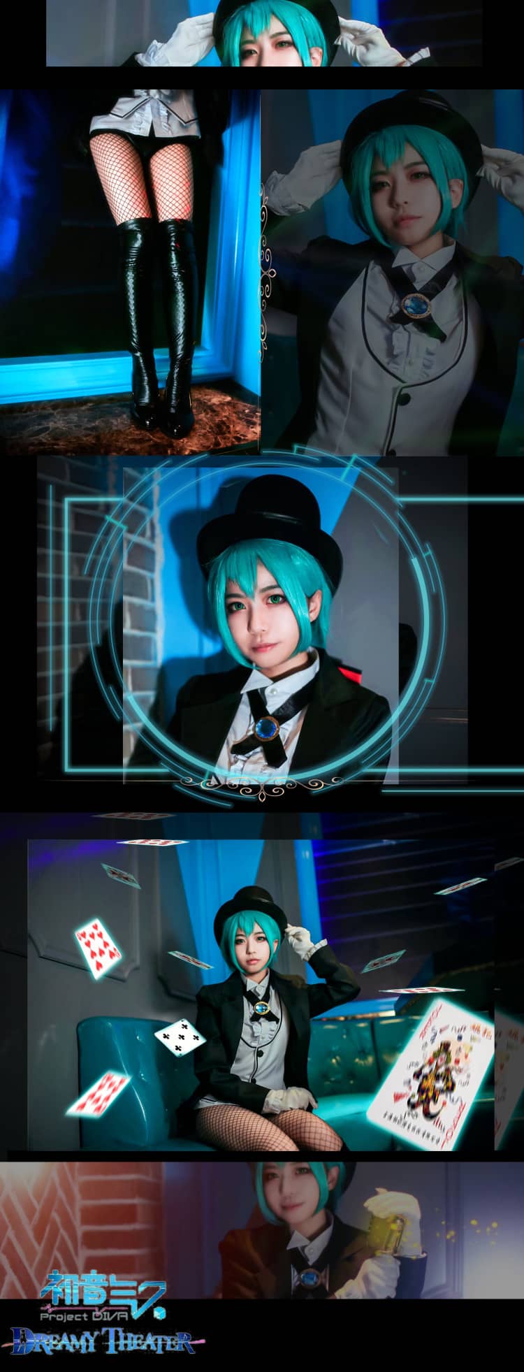 miku  cosplay-萌图百科