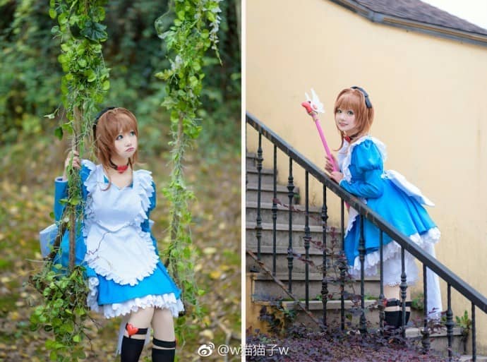 魔卡少女樱小樱爱丽丝cosplay-萌图百科