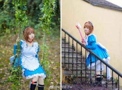 魔卡少女樱小樱爱丽丝cosplay-萌图百科