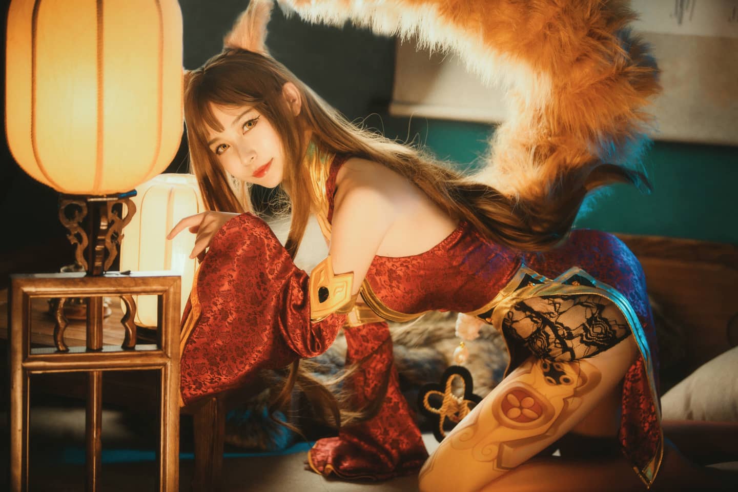 王者荣耀妲己cosplay，没有心 就不会受伤-萌图百科