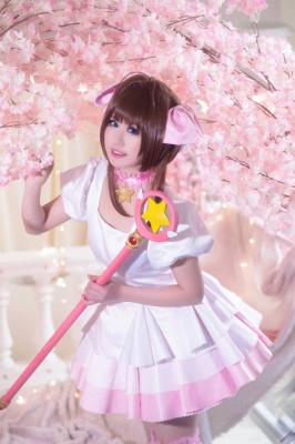 魔卡少女樱小樱cosplay-萌图百科
