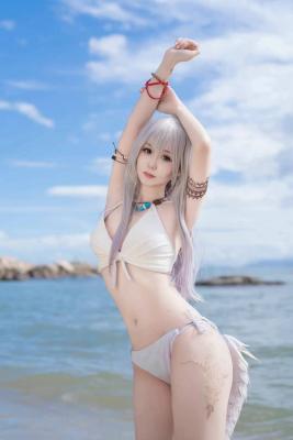 《最终幻想14 》龙娘cosplay-萌图百科
