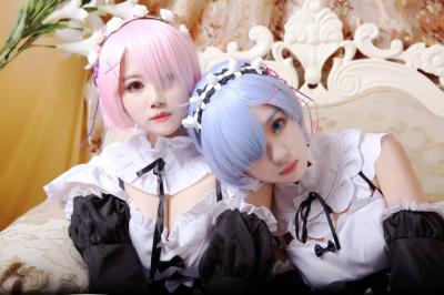 从零开始的异世界生活 蕾姆×拉姆cosplay-萌图百科