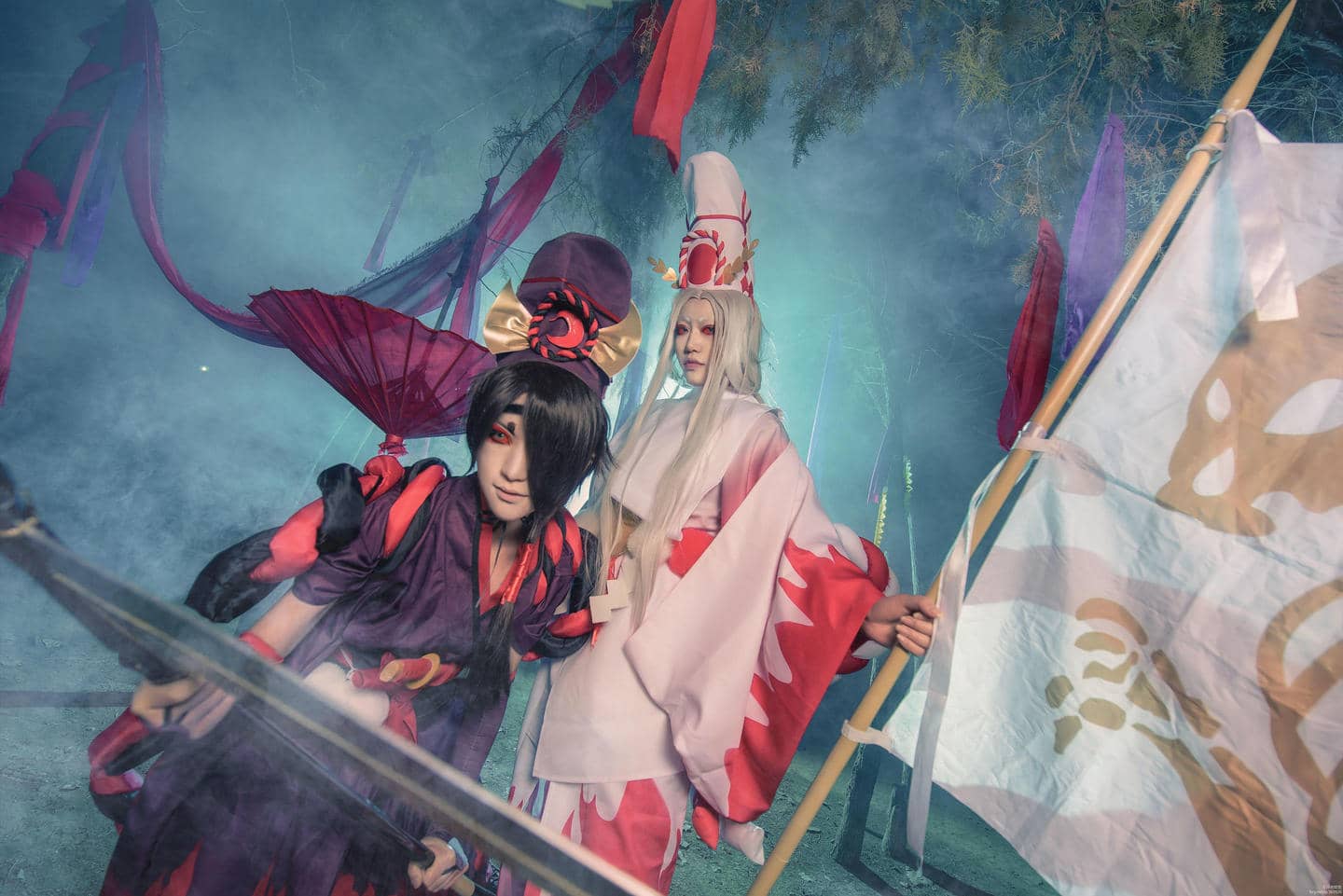 阴阳师 鬼使白&鬼使黑 cosplay-萌图百科