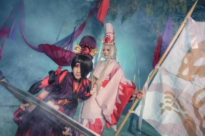 阴阳师 鬼使白&鬼使黑 cosplay-萌图百科